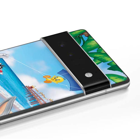 Looney Tunes Beach Google Pixel 6 Skin